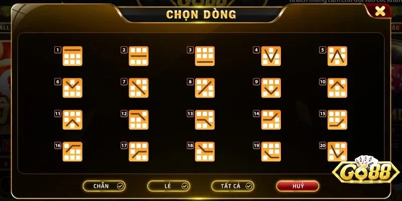 Chọn dòng cược mini game Kim Cương nhanh chóng tại Go 88