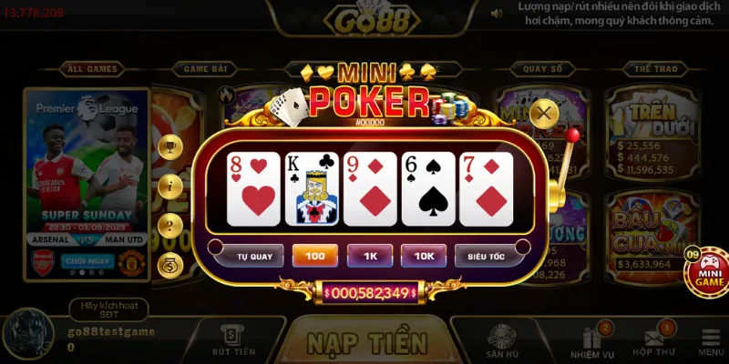 Sơ lược Mini Poker tại link vào Go88