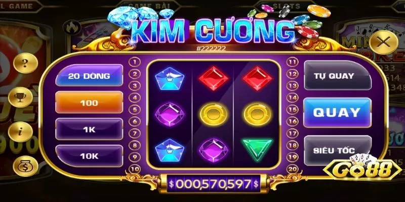 Sơ lược chung trò chơi Kim Cương Go88 online