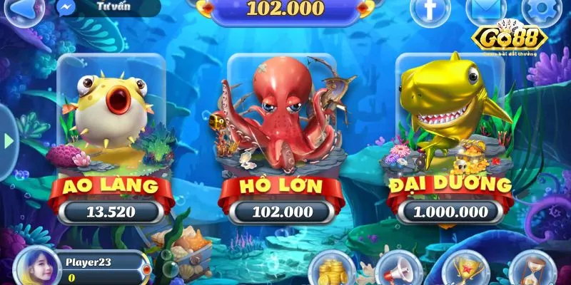 Ưu điểm game Bắn cá Thần Tài tại link tải Go88