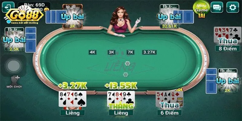 Ưu điểm khi tham gia cược bài Liêng tại Go88 android